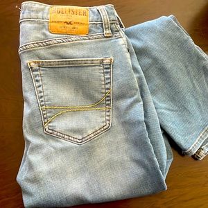 Mens Hollister Skinny Jeans 30x30 Distressed Stretch